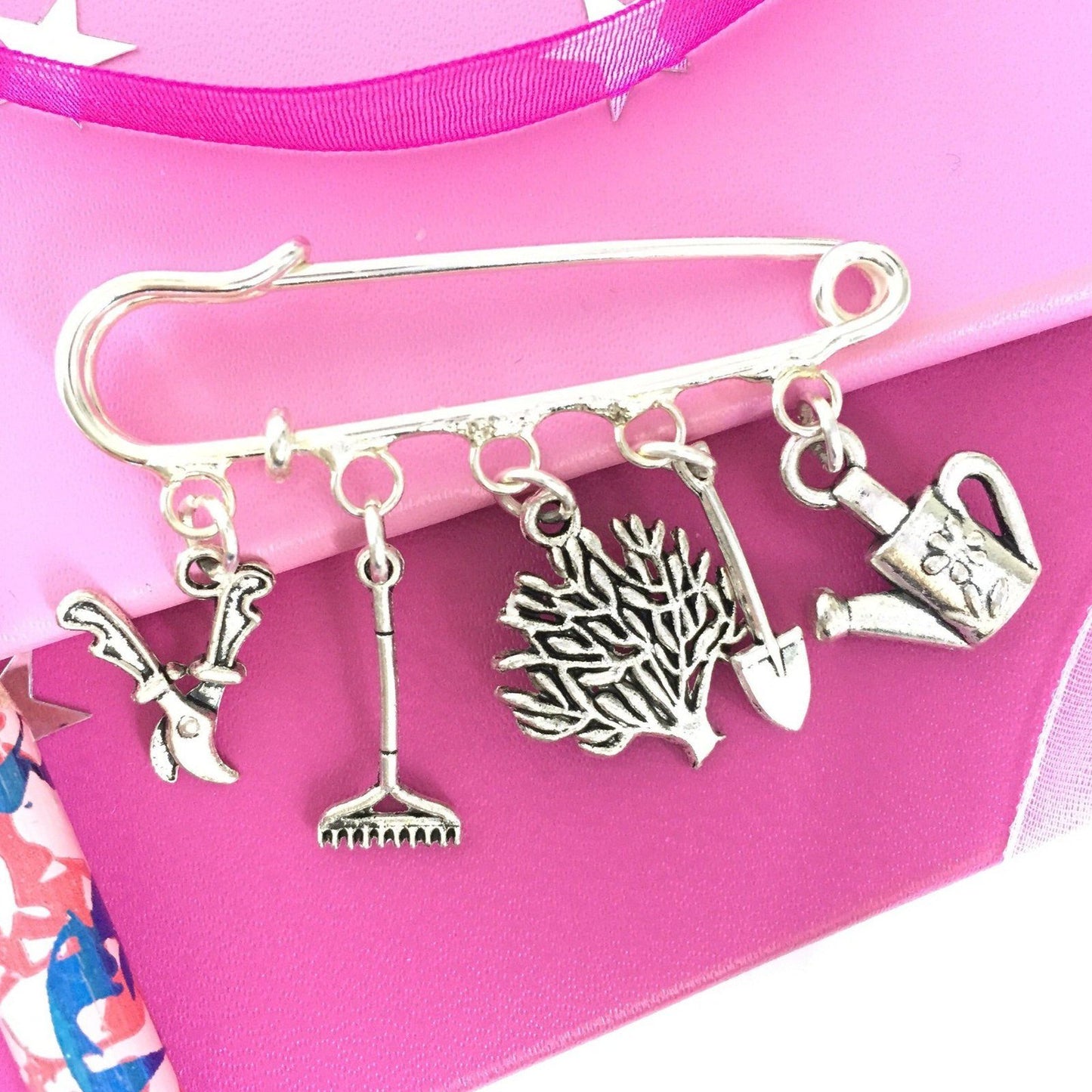 Garden Tree Brooch Silver