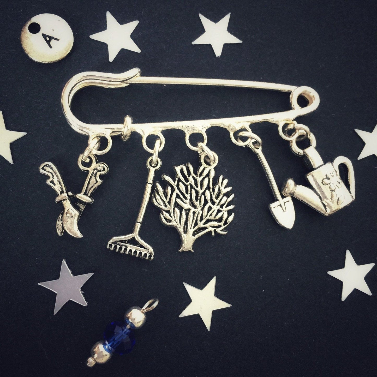 Garden Tree Brooch Silver