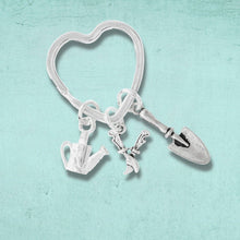 Load image into Gallery viewer, Gardeners Keyring Silver
