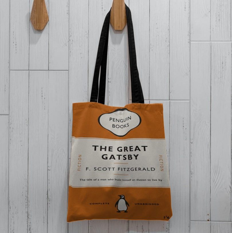 Great Gatsby Tote Bag Orange
