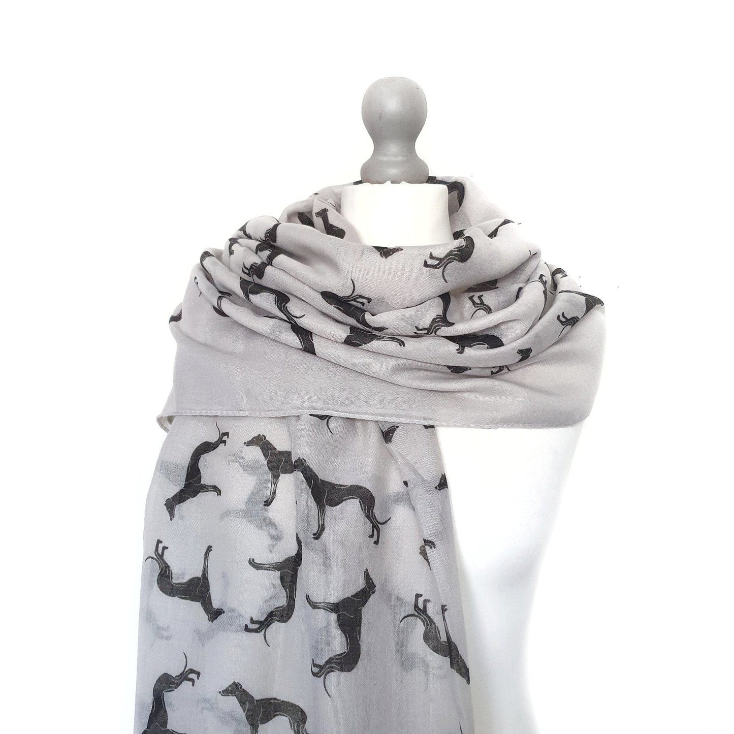 Greyhound Scarf Grey