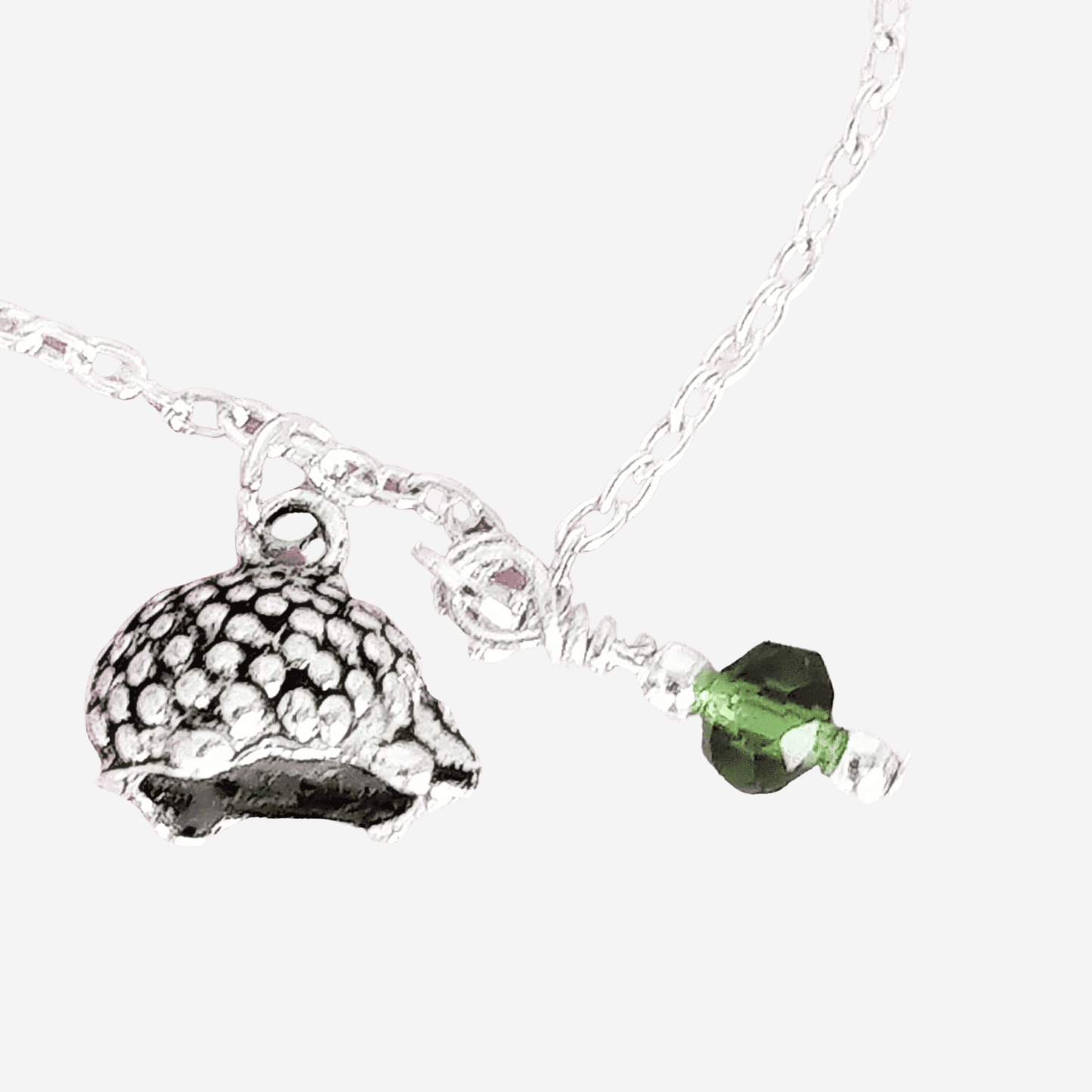 Hedgehog Necklace Silver