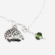Load image into Gallery viewer, Hedgehog Necklace Silver
