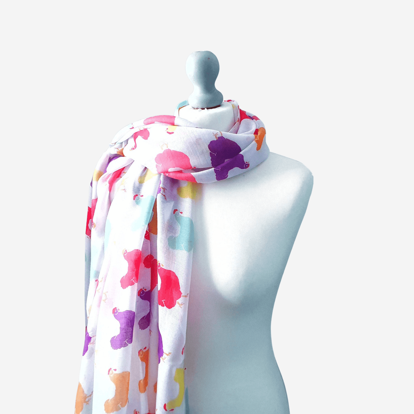 Hens Print Scarf