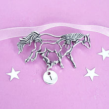 Load image into Gallery viewer, Horse Foal Brooch Silver
