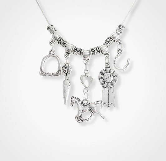 Horse Lovers Necklace Silver