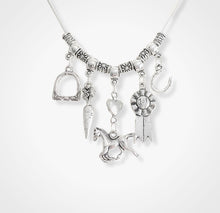 Load image into Gallery viewer, Horse Lovers Necklace Silver
