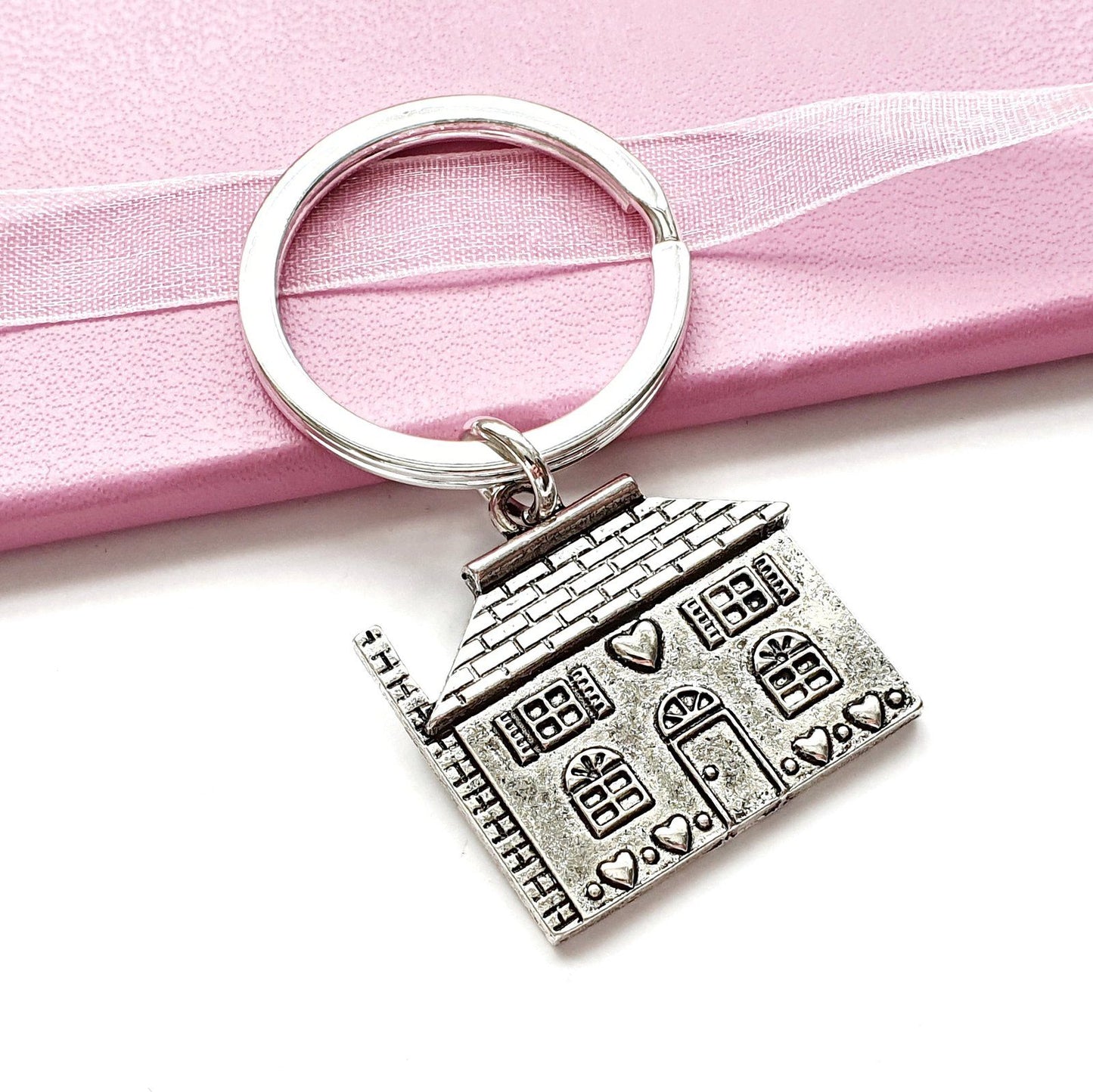House Keyring Silver