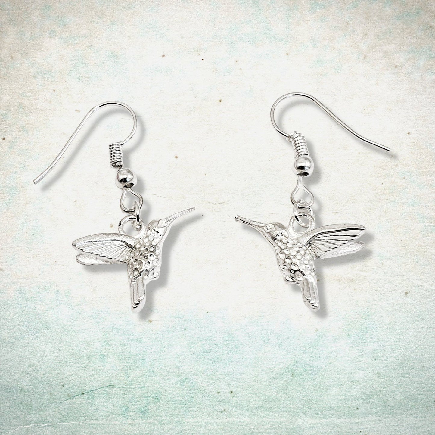 Hummingbird Earrings Silver