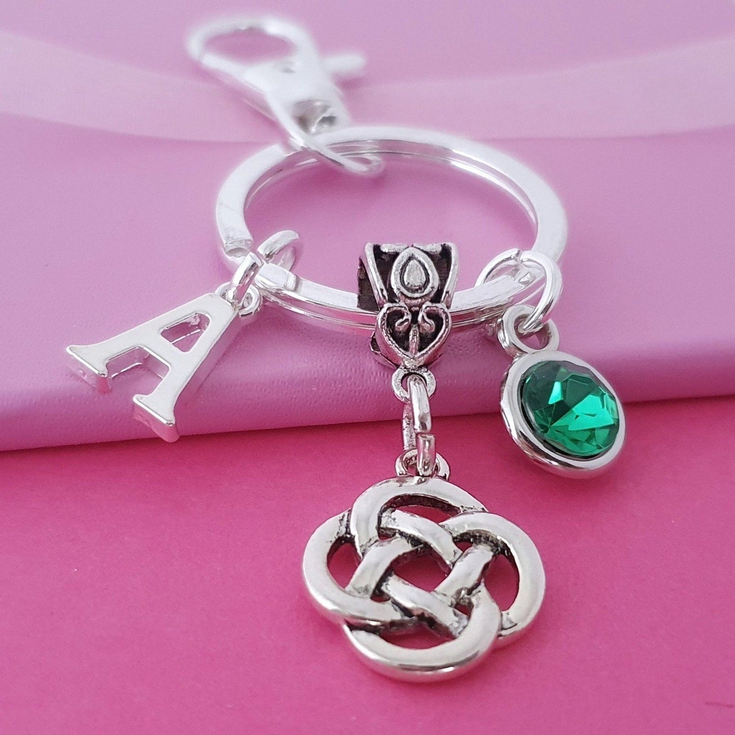 Infinity Knot Keyring Silver