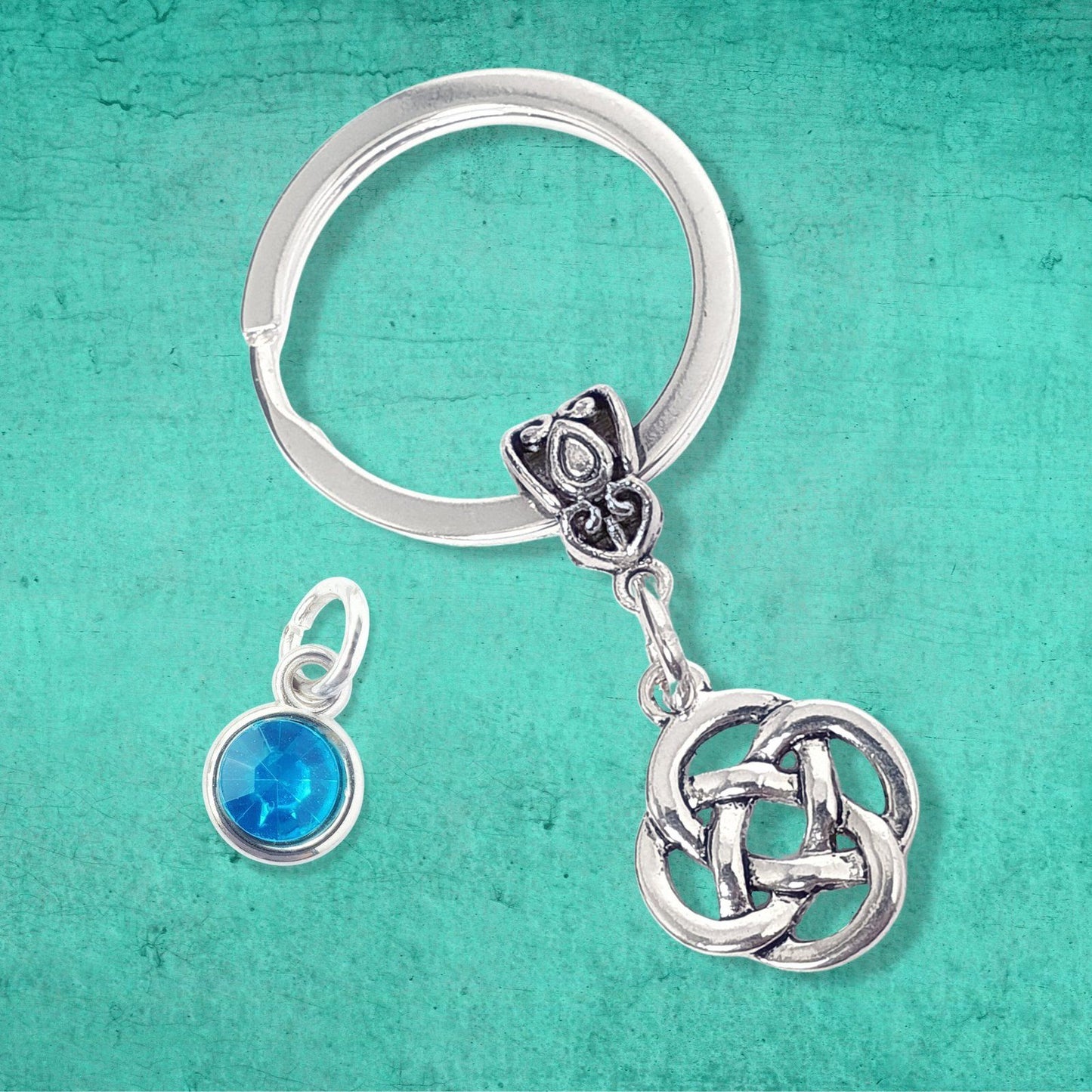 Infinity Knot Keyring Silver