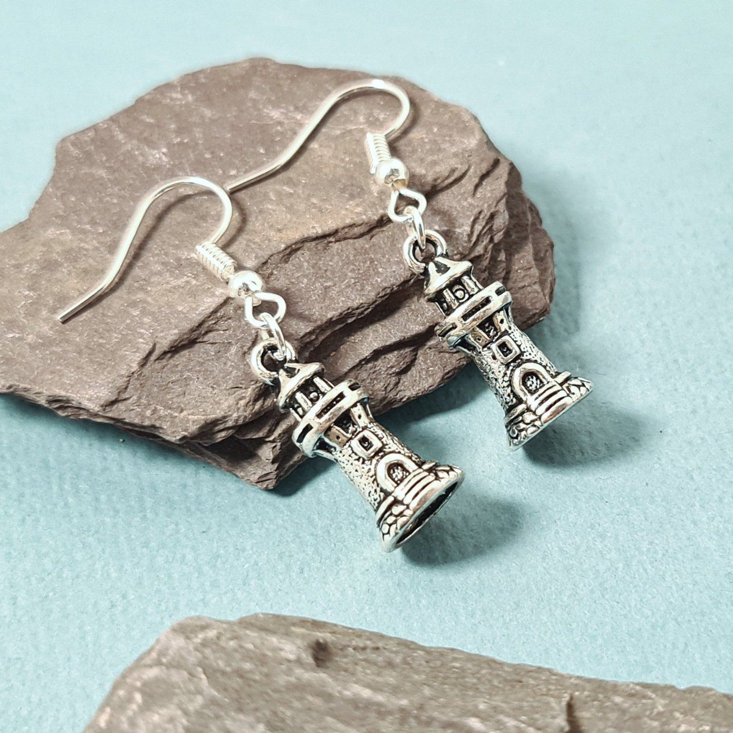 Lighthouse Earrings Silver