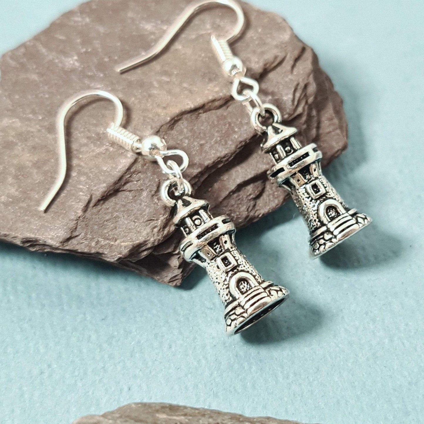 Lighthouse Earrings Silver