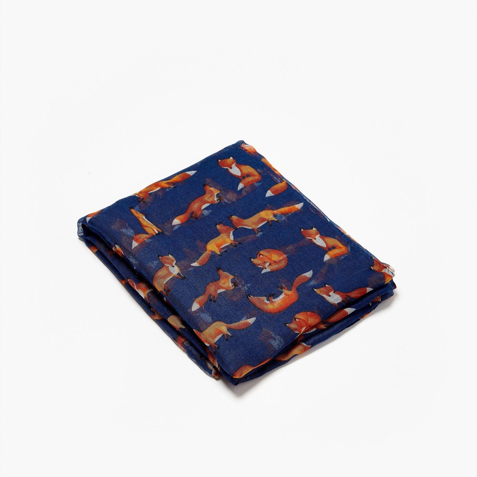 Little Foxes Scarf Dark Blue