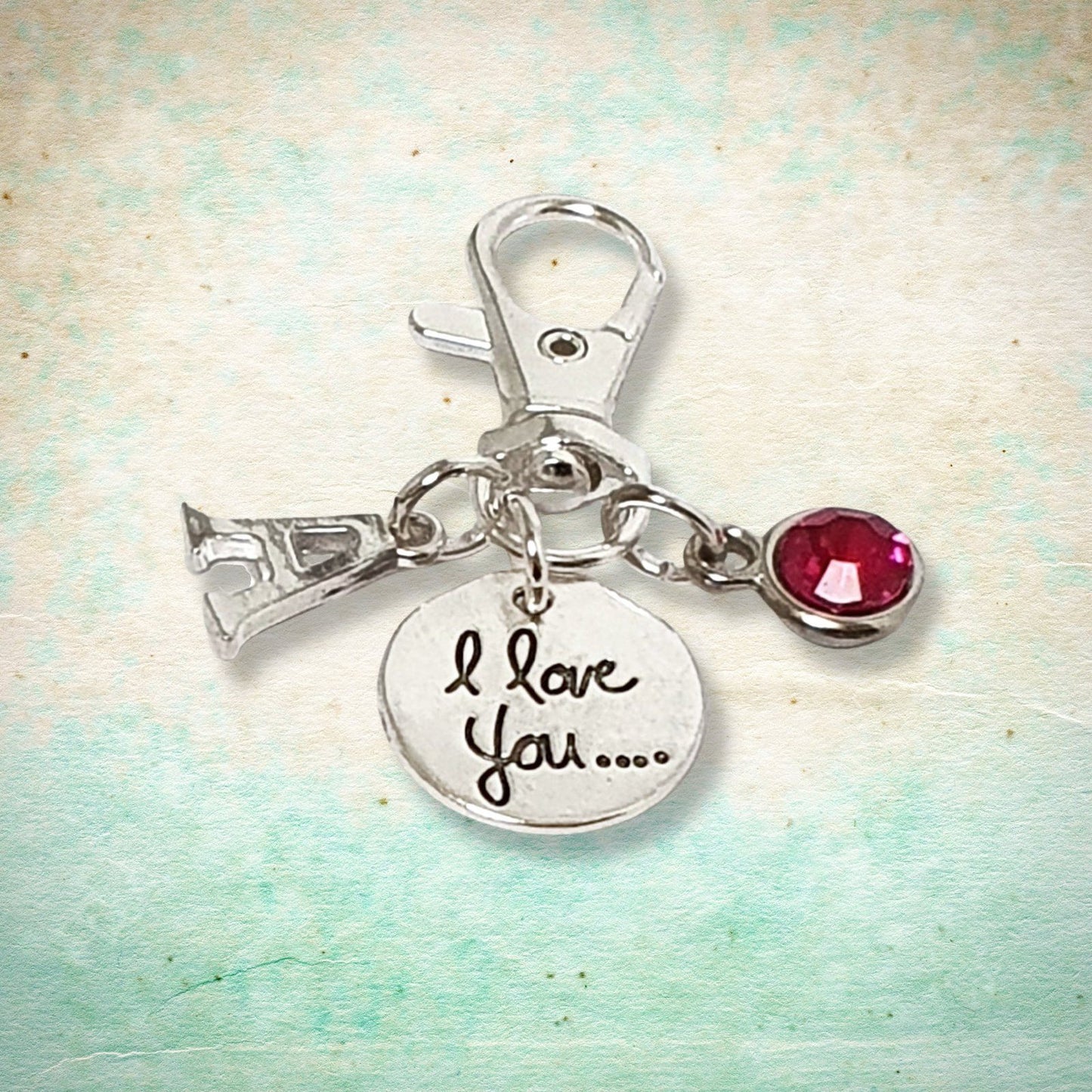 Love Bag Clip Silver
