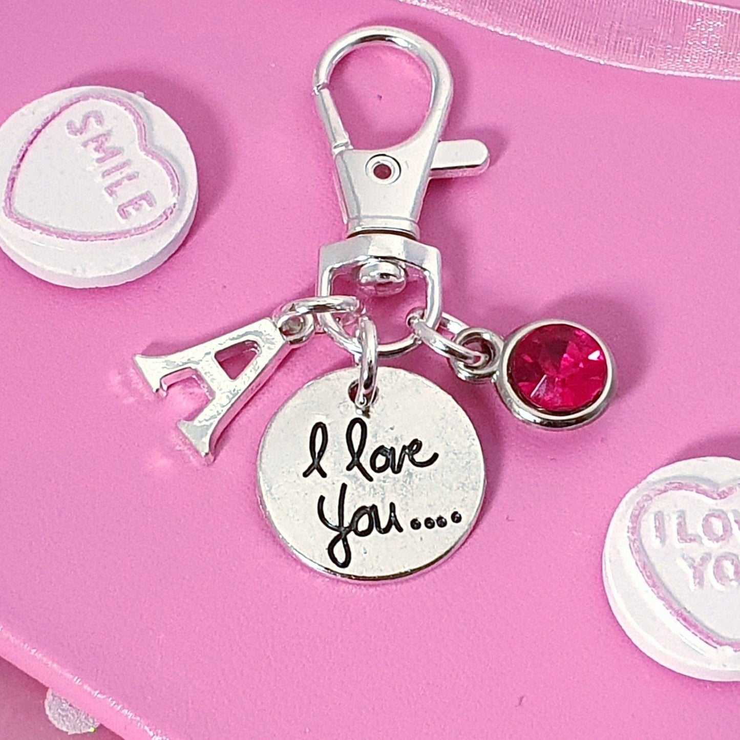 Love Bag Clip Silver