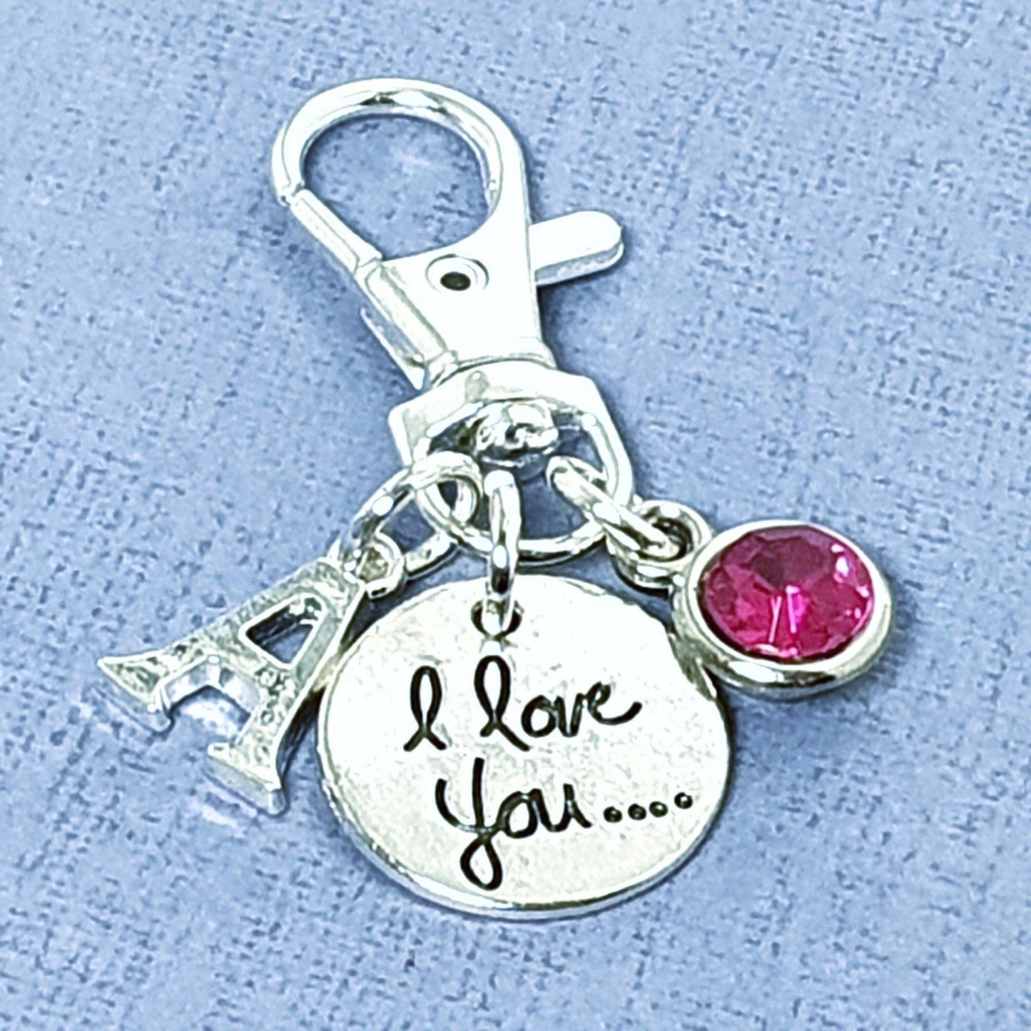 Love Bag Clip Silver