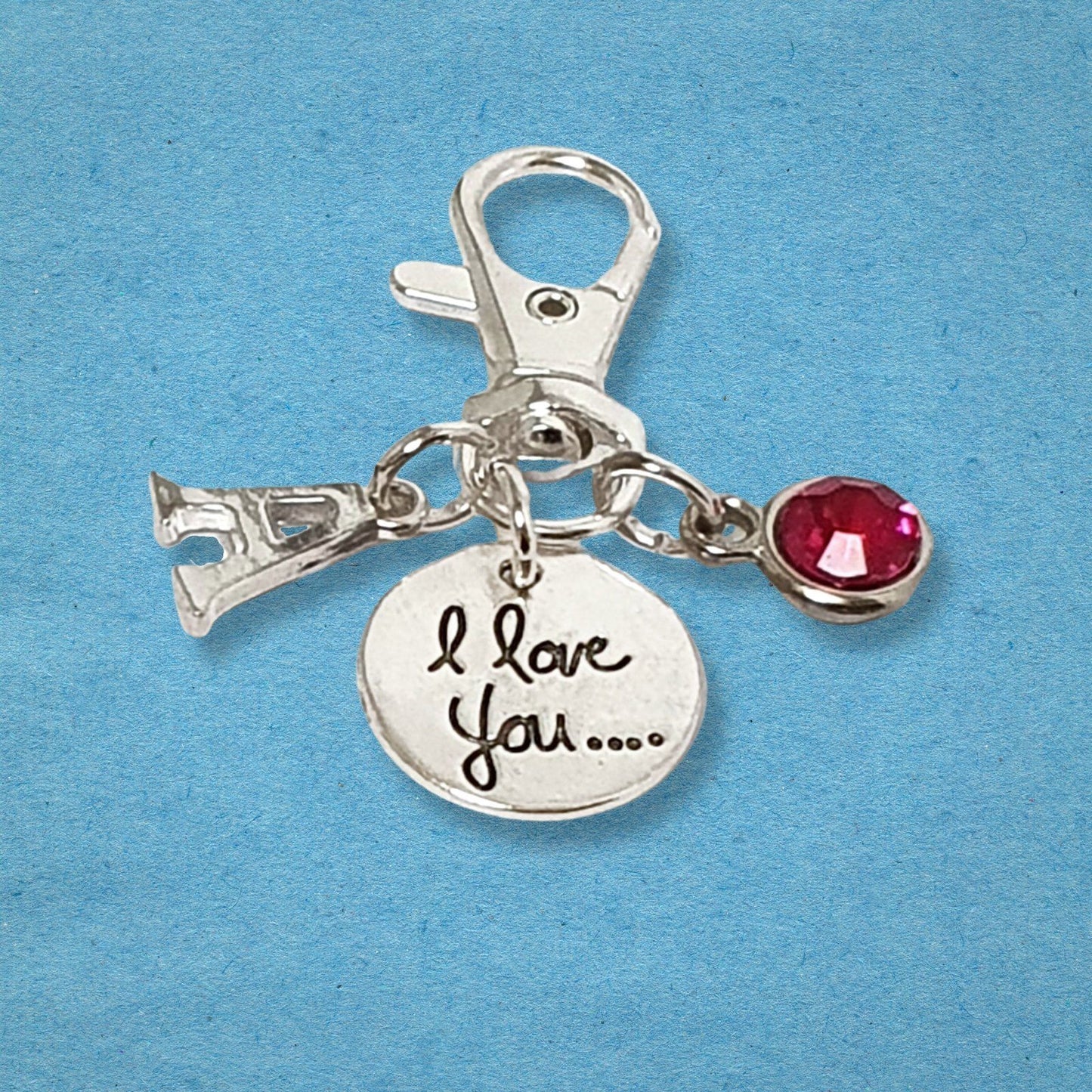 Love Bag Clip Silver