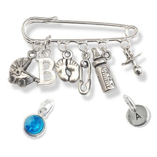 Load image into Gallery viewer, New Baby Brooch Silver
