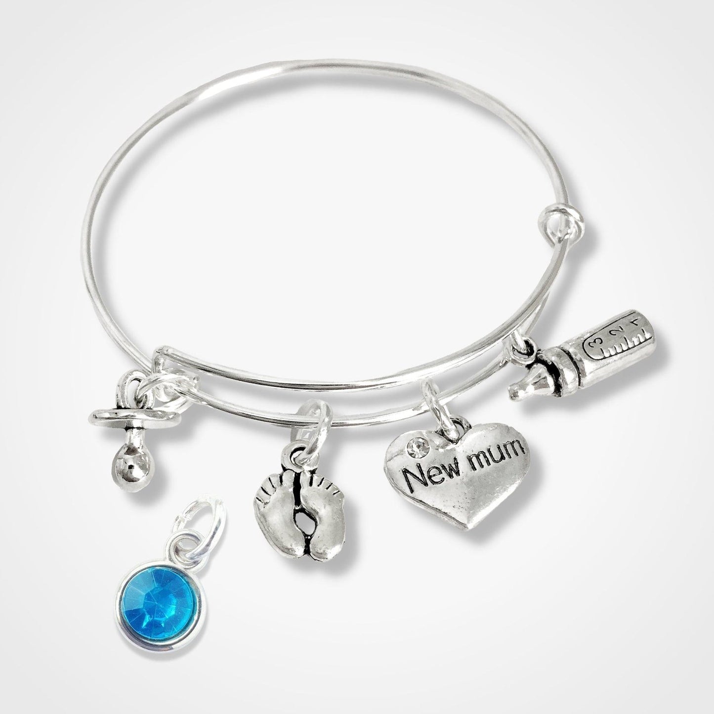 New Mum Bangle Silver