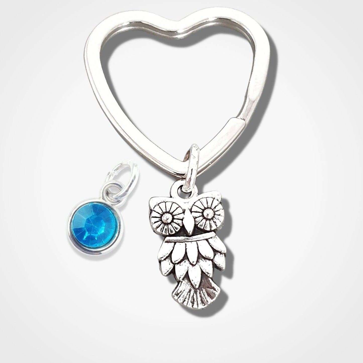 Owl Keyring Silver