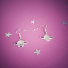 Load image into Gallery viewer, Planet Earrings Silver
