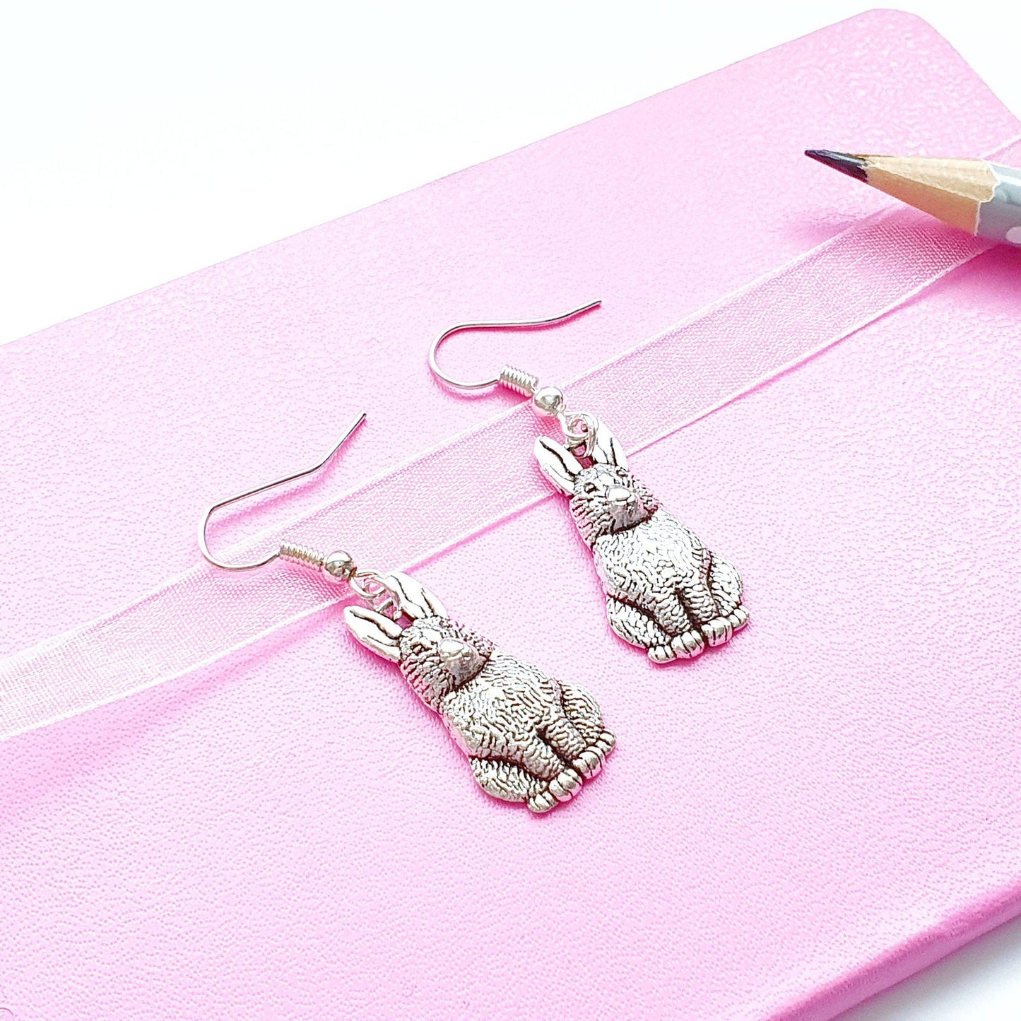 Rabbit Earrings Silver