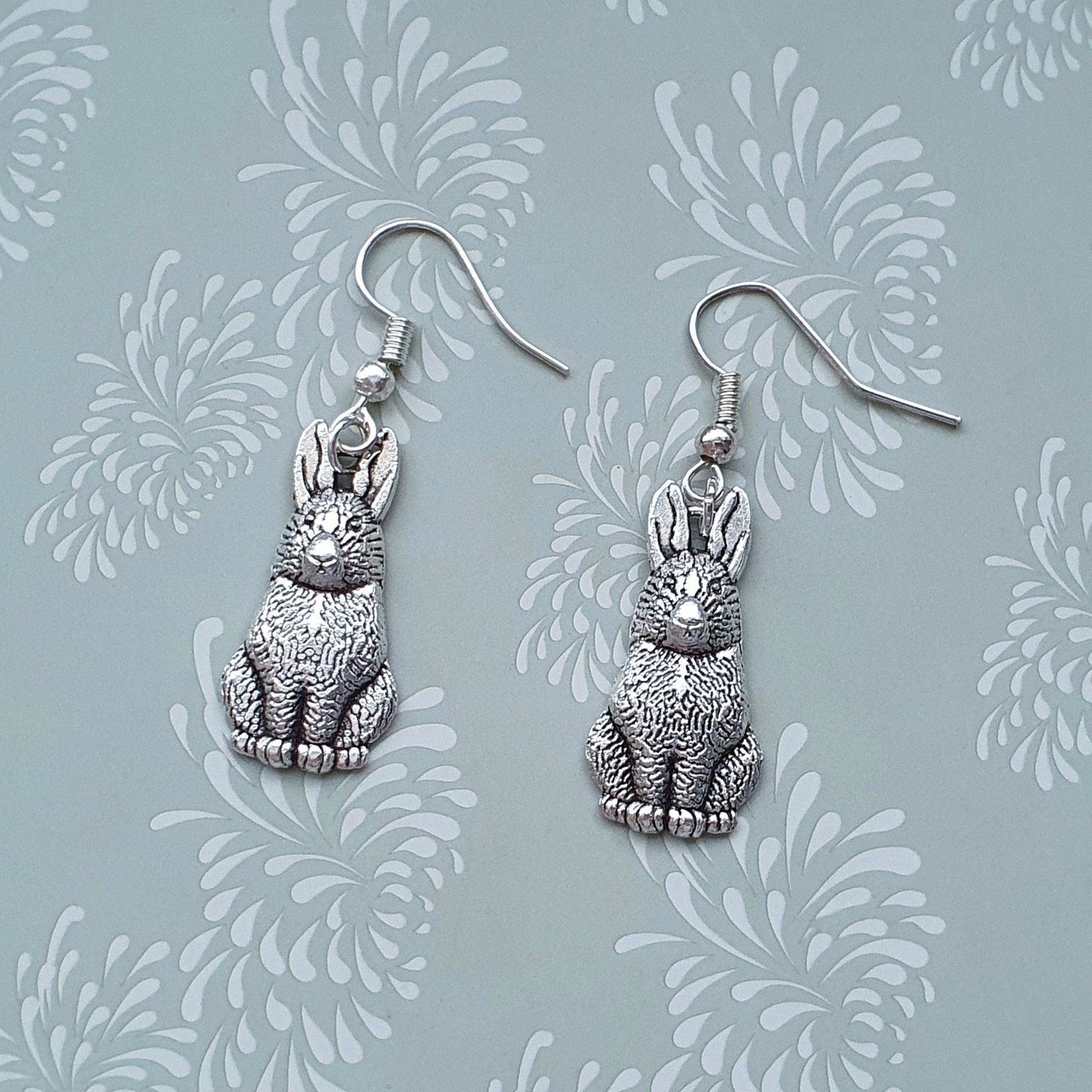 Rabbit Earrings Silver