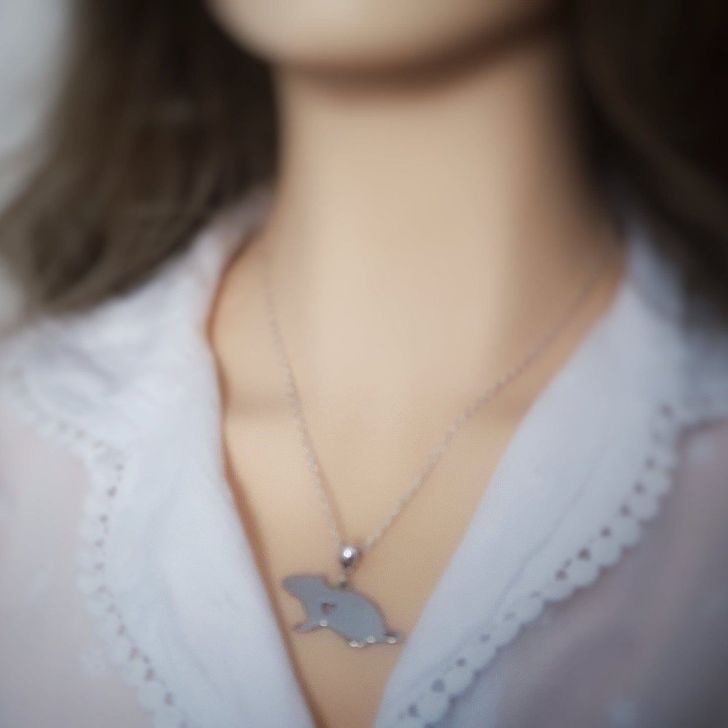 Rat Necklace Silver