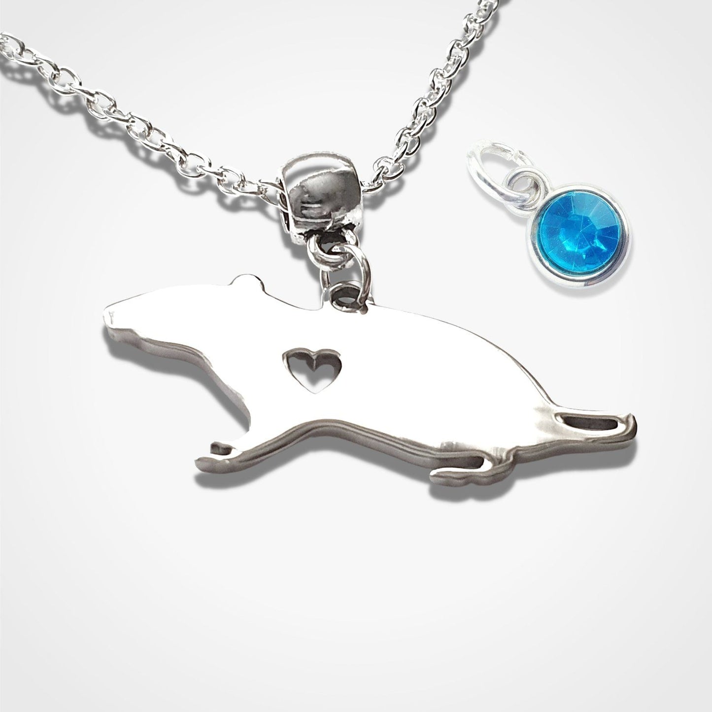 Rat Necklace Silver