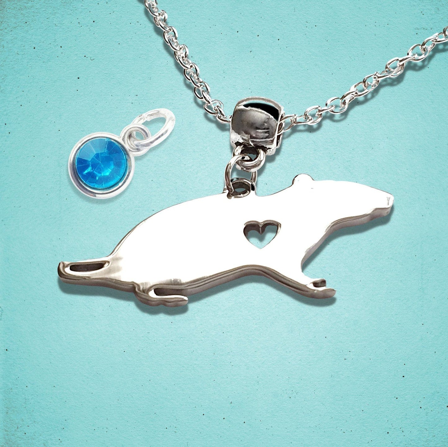 Rat Necklace Silver