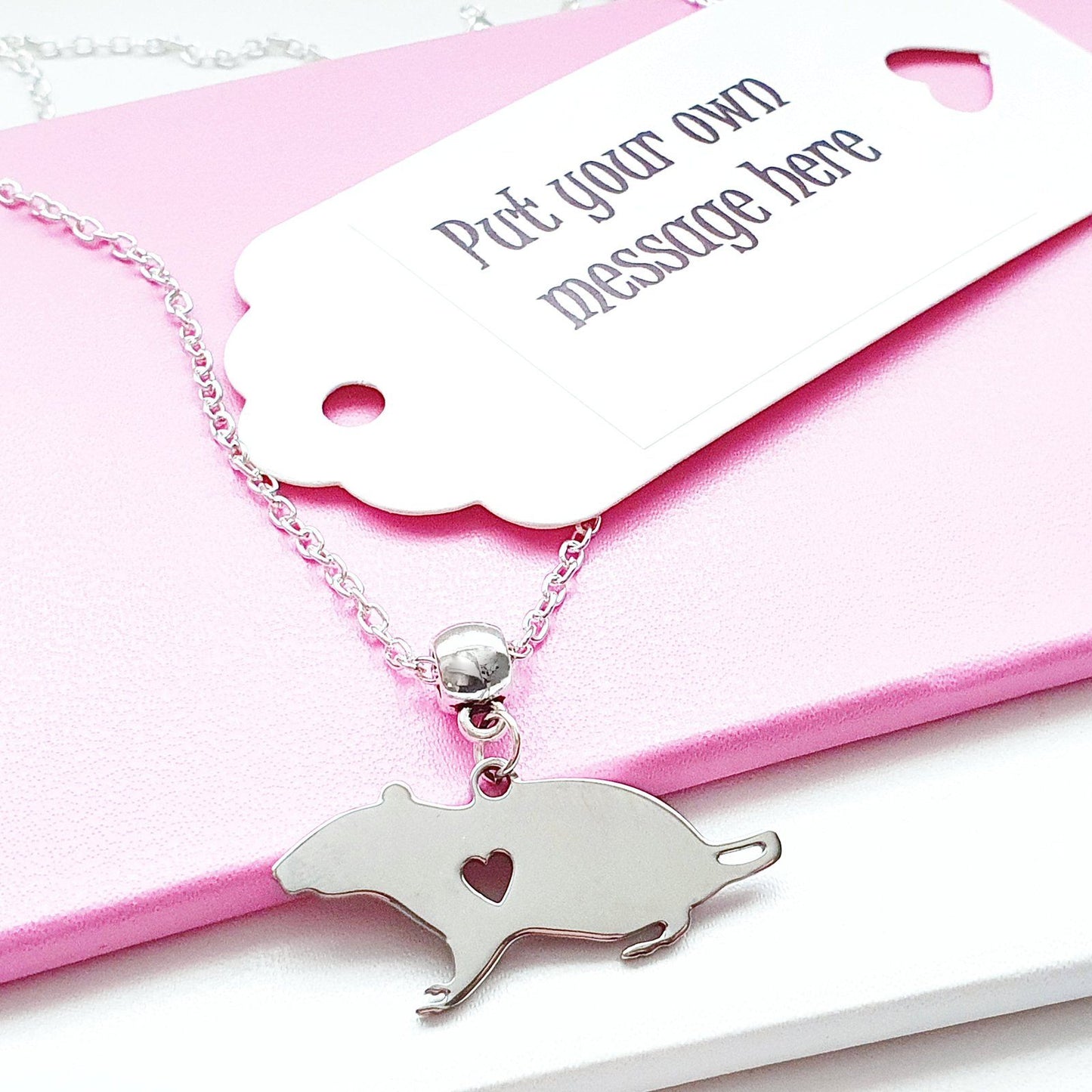 Rat Necklace Silver