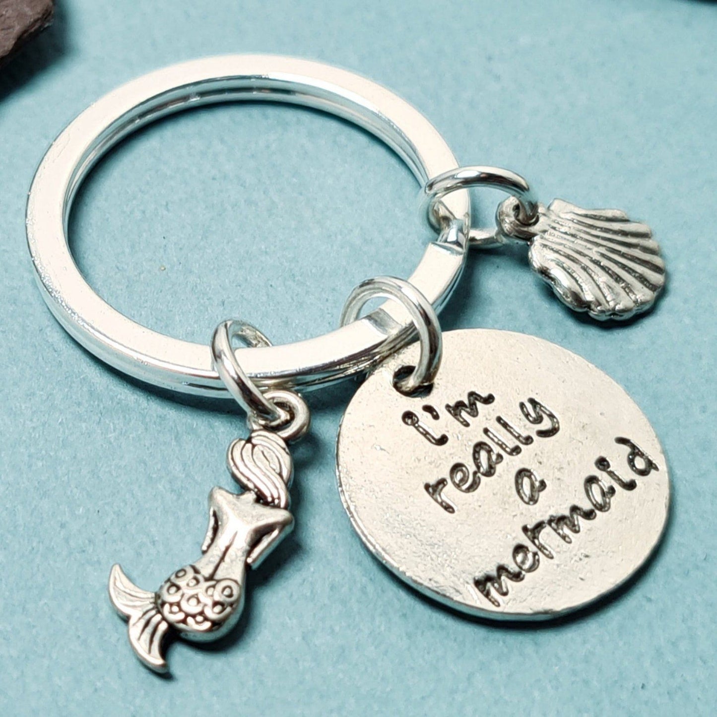 Really Mermaid Keyring Silver