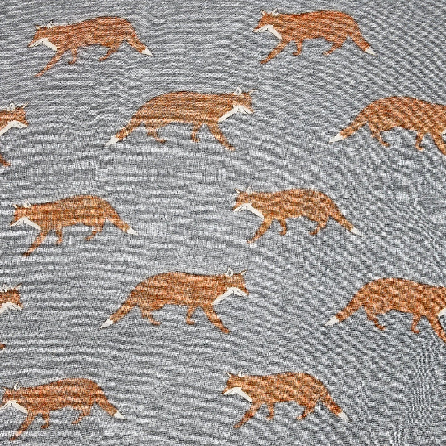Running Fox Scarf Slate