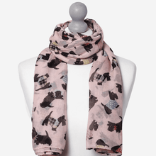 Load image into Gallery viewer, Scotty Dog Scarf Pink
