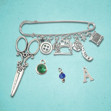 Load image into Gallery viewer, Seamstress Brooch Silver
