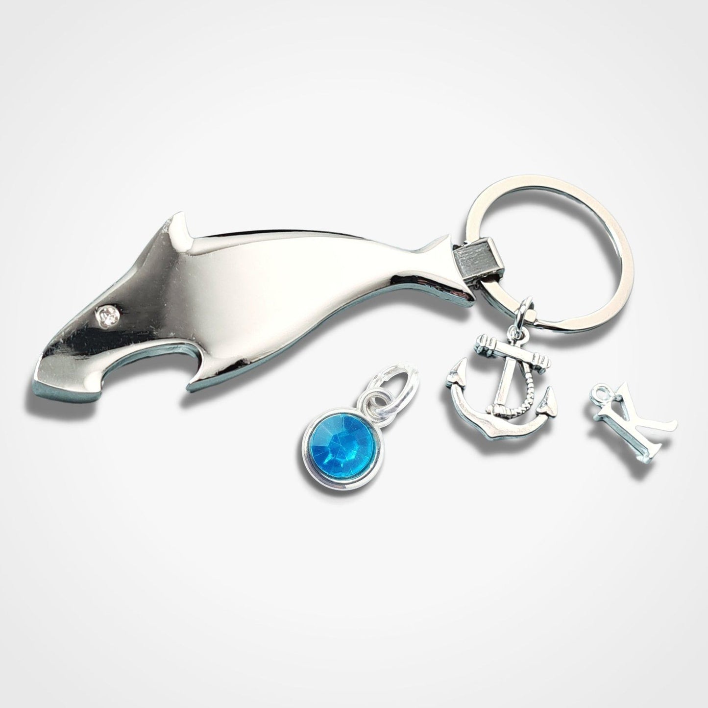 Shark Bottle Opener Keyring
