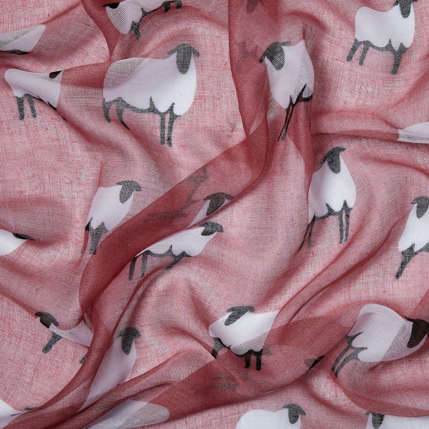 Sheep Scarf Pink