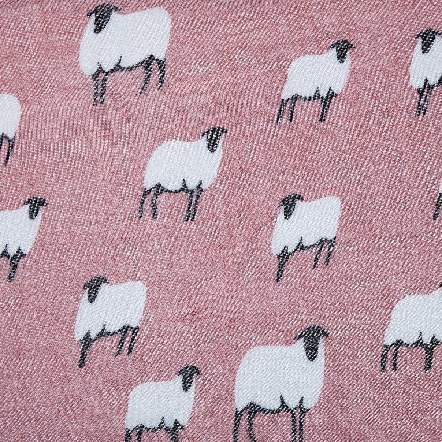 Sheep Scarf Pink