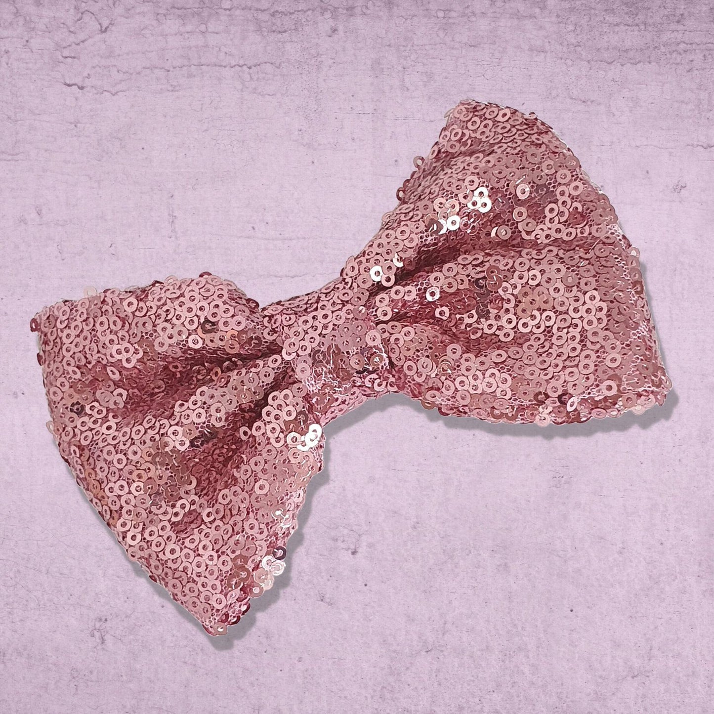 Sparkly Dog Bow Tie Pink