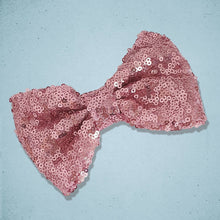 Load image into Gallery viewer, Sparkly Dog Bow Tie Pink

