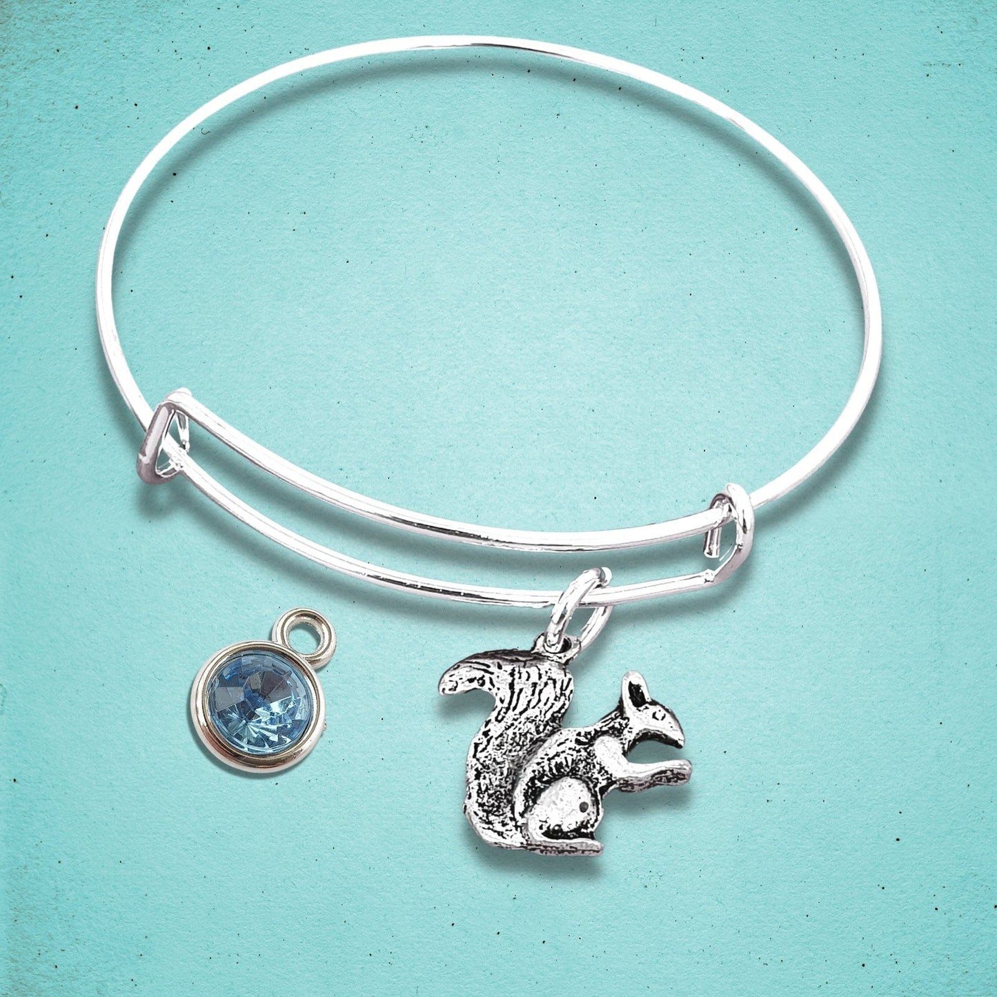 Squirrel Bangle Silver