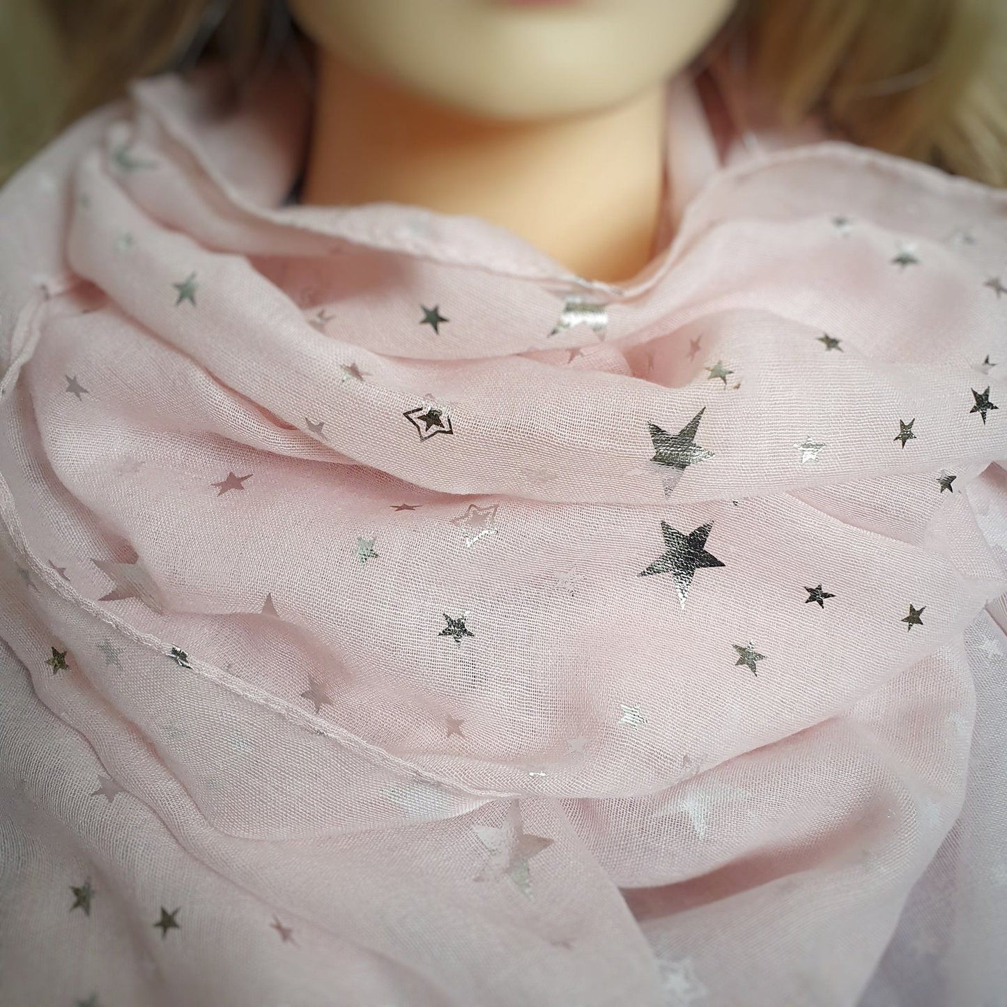 Starry Scarf Pink