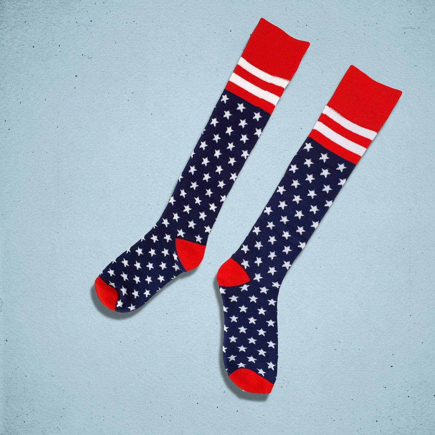 Stars Stripes Socks Red White Blue