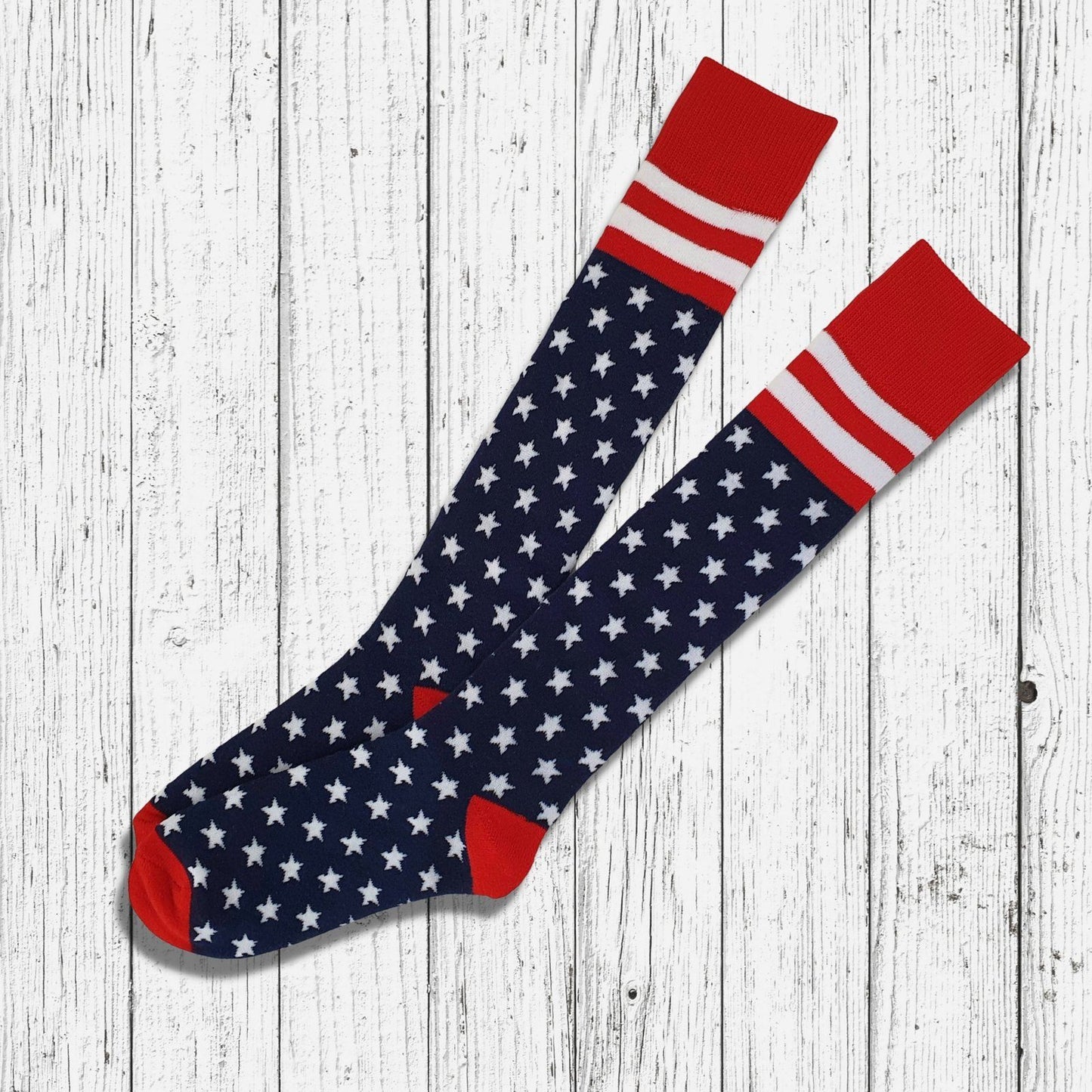 Stars Stripes Socks Red White Blue