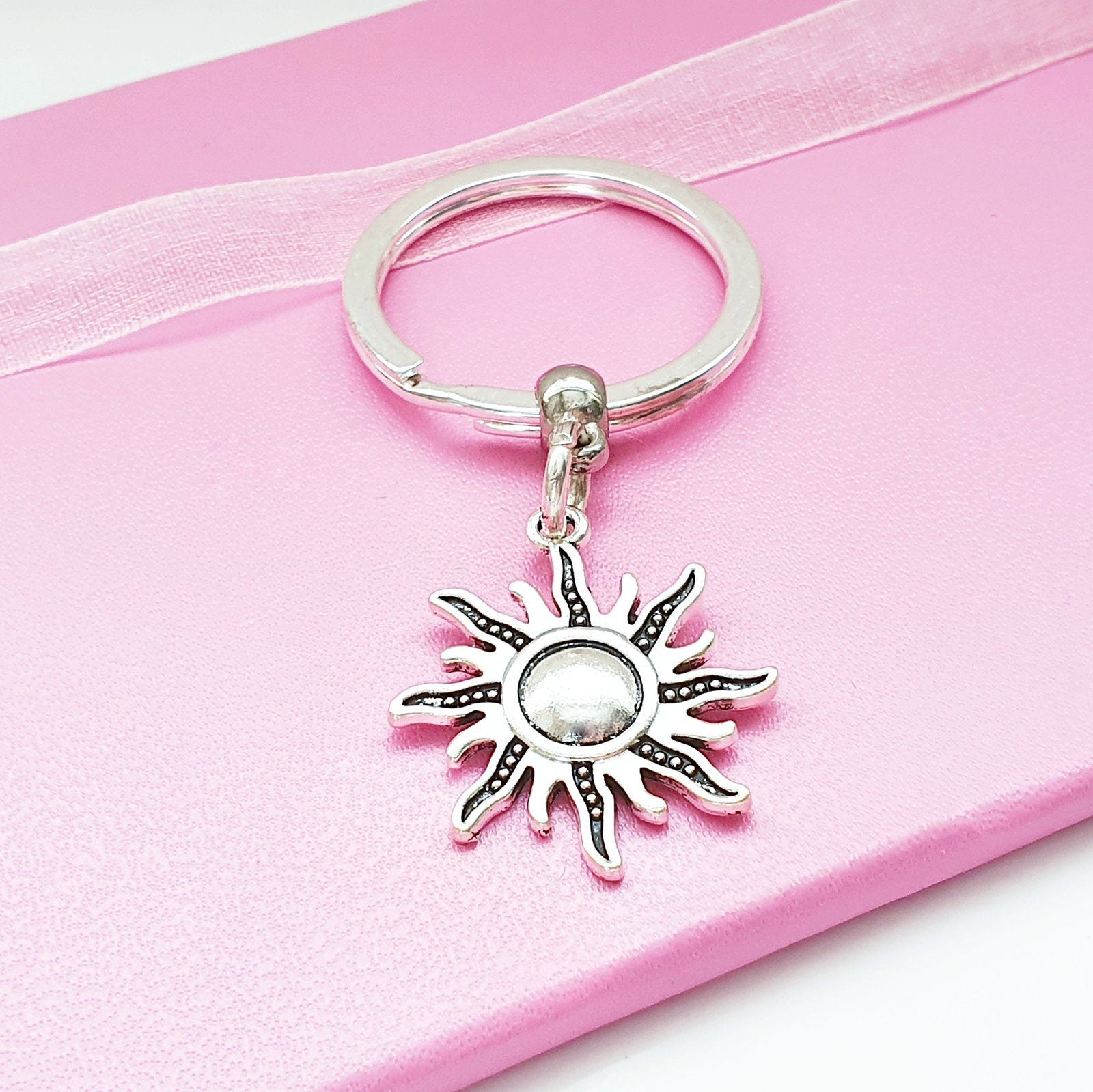 Sun Keyring Silver