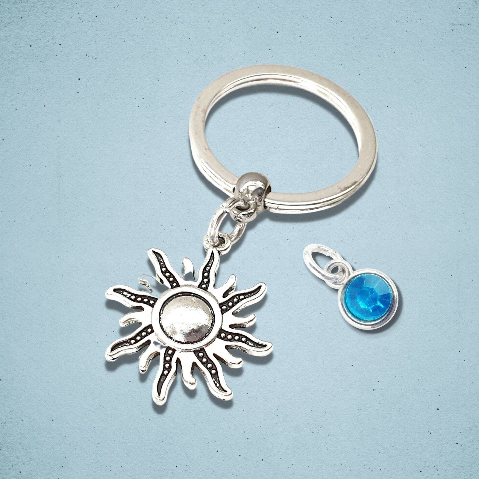 Sun Keyring Silver