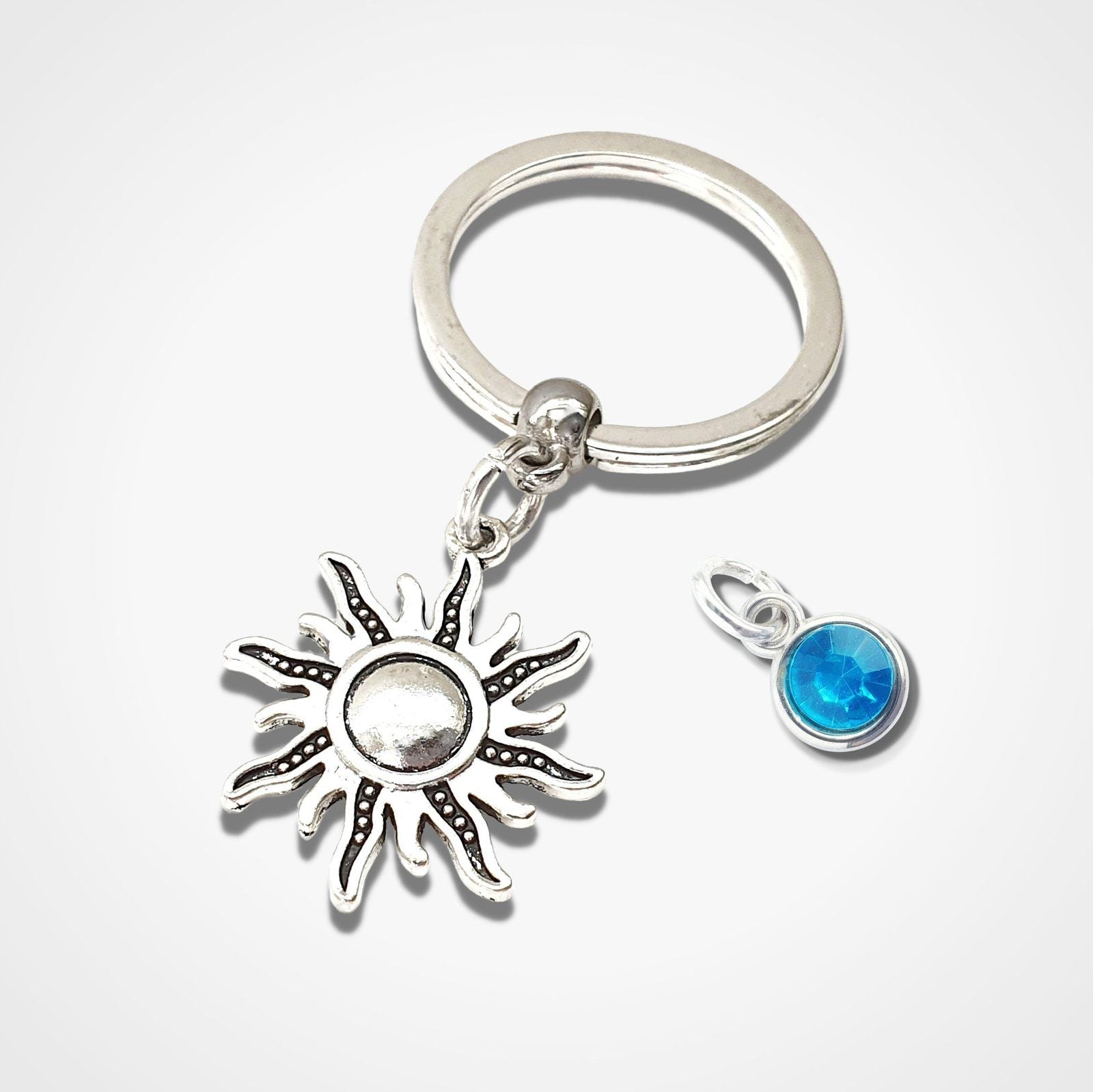 Sun Keyring Silver