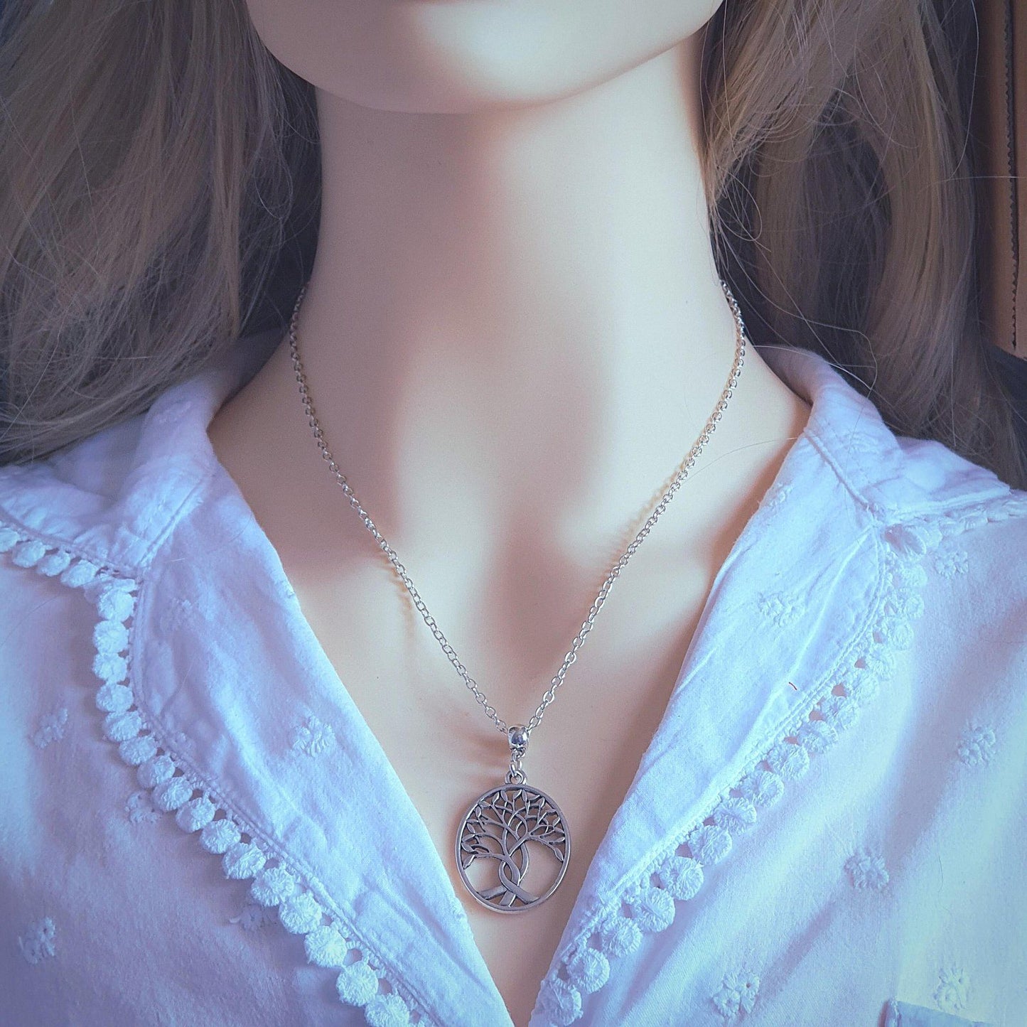 Tree Life Necklace Silver