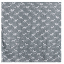 Load image into Gallery viewer, Trotting Horse Scarf Grey
